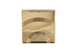 30740 - Retro Tiffany Gold Platinum Emerald Diamond Compact