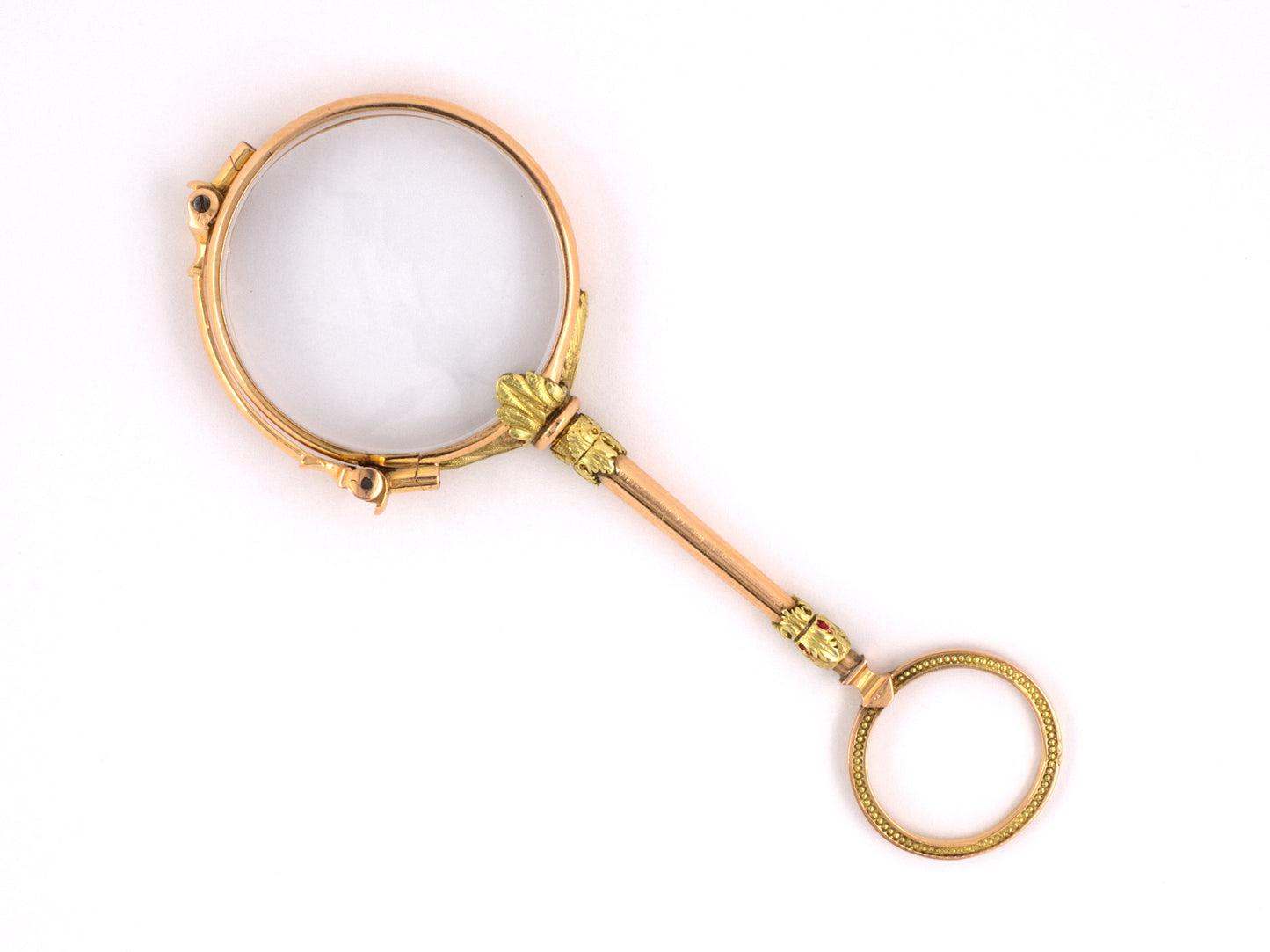 31163 - Art Nouveau Gold French Lorgnette