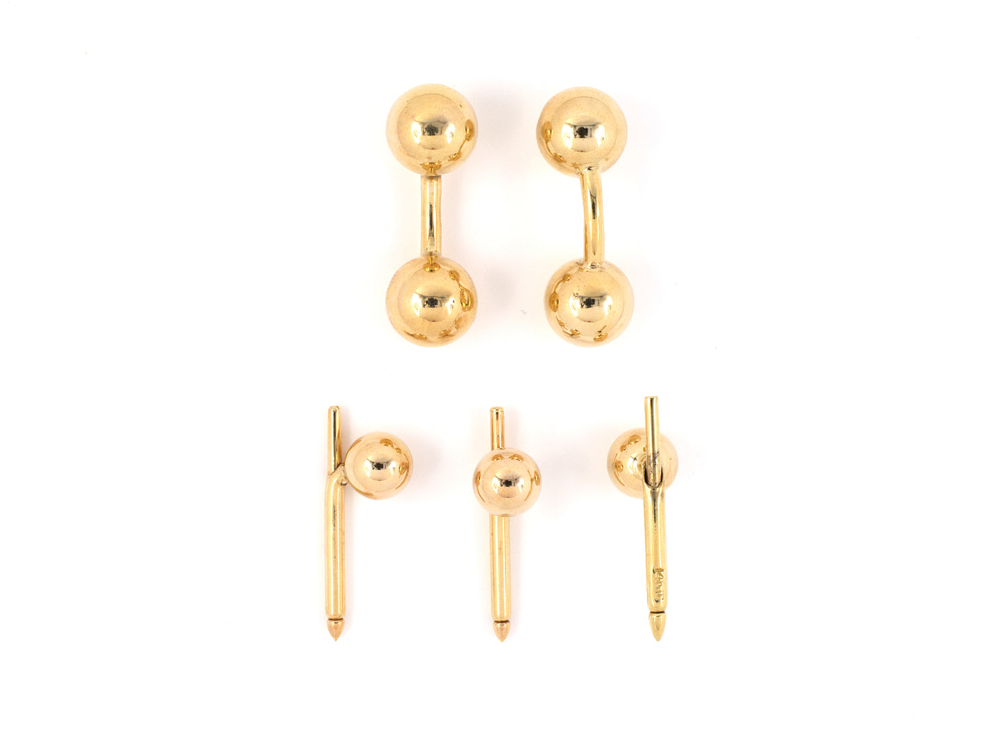 31199 - Gold Ball Gents Set