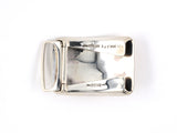 31206 - Art Deco Circa 1920s Kerr Sterling Silver Gold Engraveable Belt Buckle