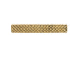 31259 - Gold Woven Pattern Tie Bar