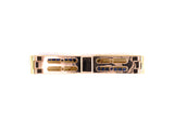 31303 - Retro Van Cleef & Arpels Gold Calibre Sapphire French Barrette