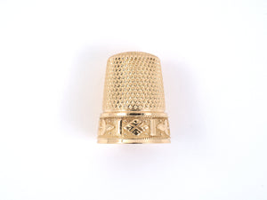 31307 - Victorian Gold Floral Thimble