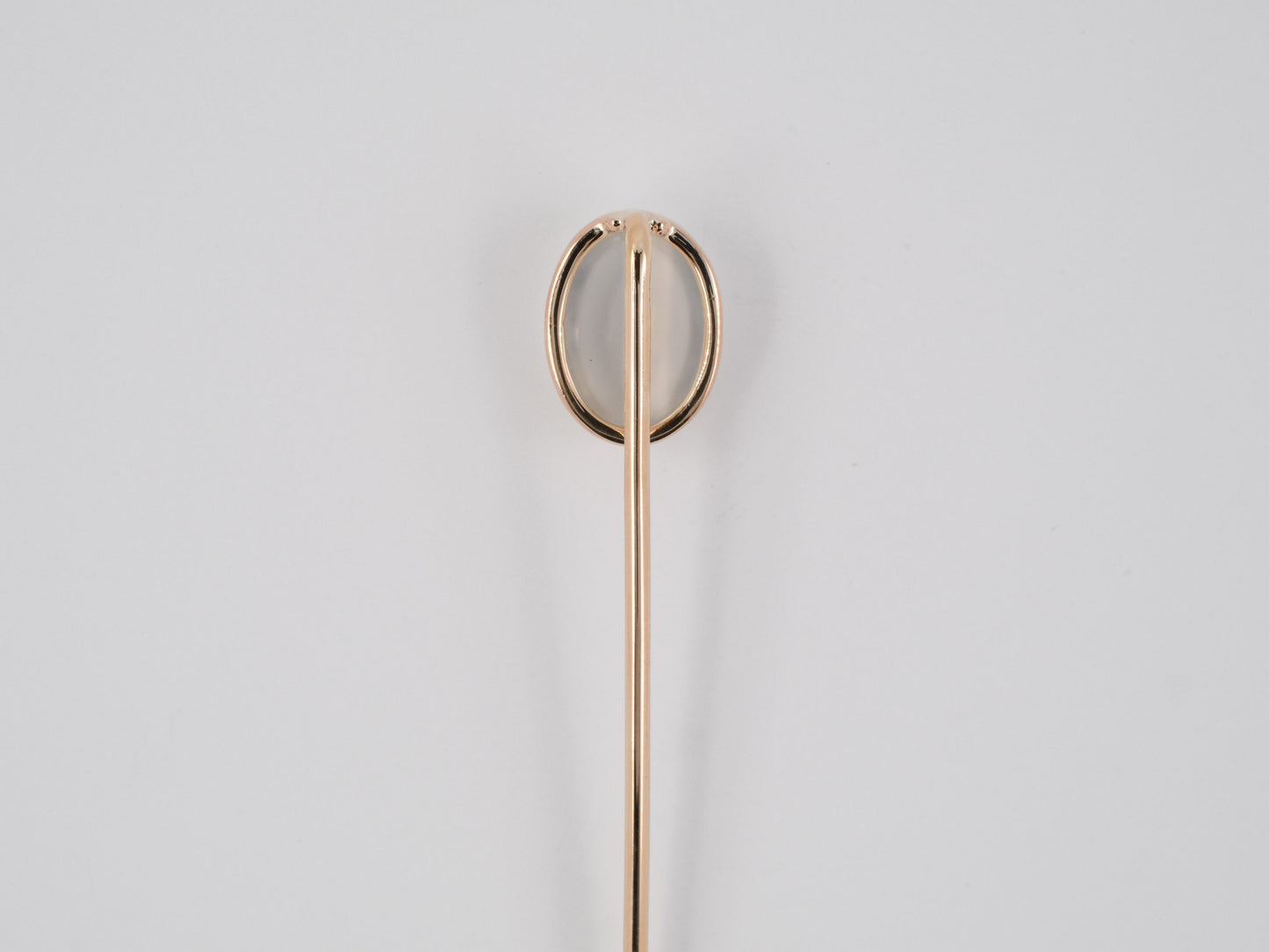 31311 - SOLD - Victorian Gold Moonstone Stick Pin