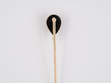 31319 - Victorian Gold Citrine Pearl Stick Pin
