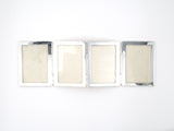 31345 - SOLD - Art Deco Tiffany Sterling Silver 4 Frame Hinged Photo Book