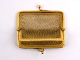 33170 - Art Nouveau Gold Mesh French Change Purse