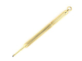 33549 - Art Deco Gold Retractable Pencil Pendant