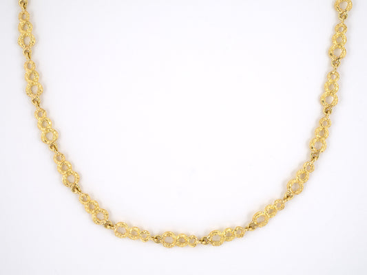 42255 - SOLD - Peter Lindeman Gold Necklace