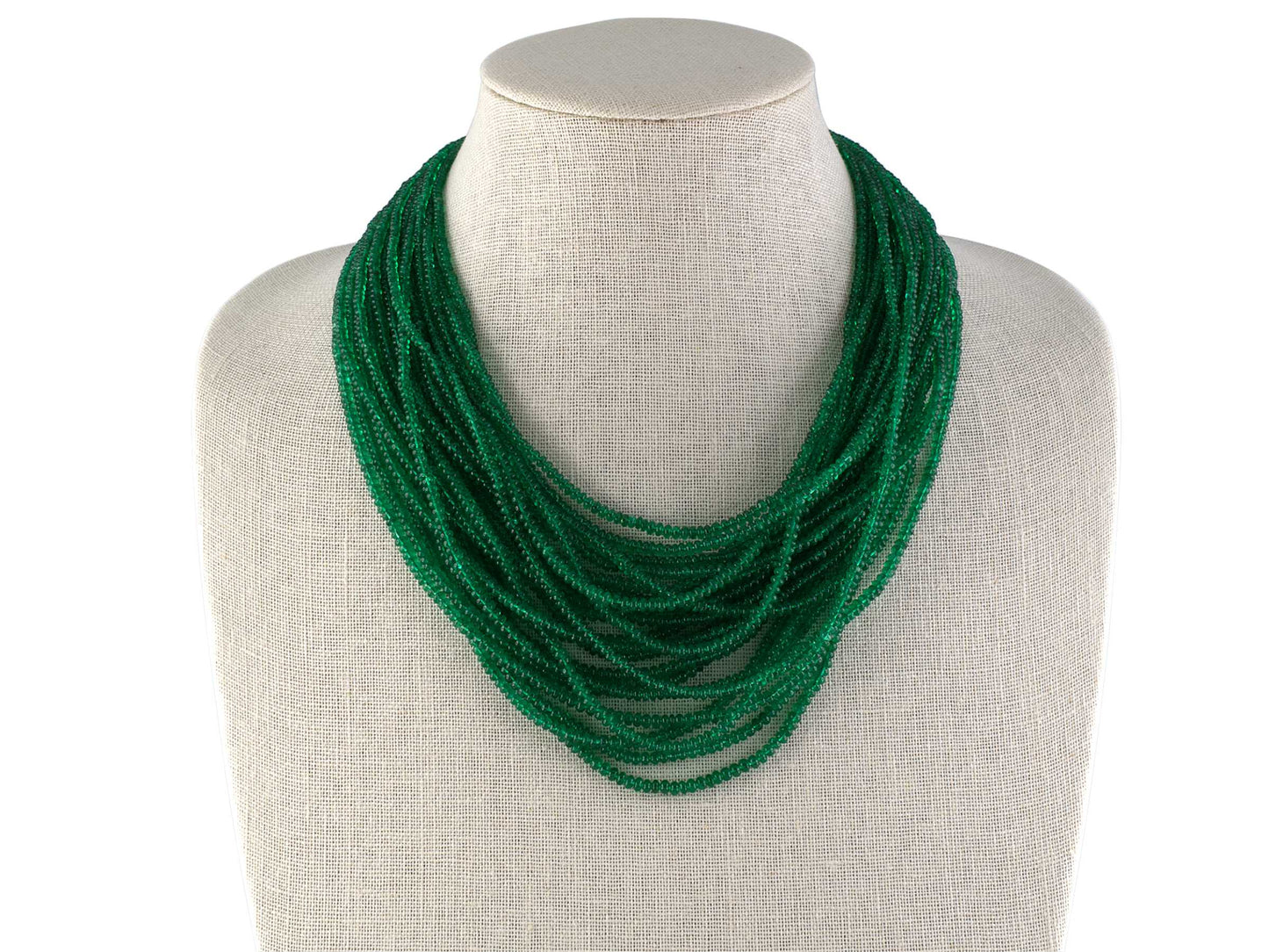 42994 - Schlumberger Tiffany Masse Platinum Gold Diamond Emerald Turquoise Pearl Nesting Torsade Necklace