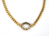 43103 - Gold Platinum Diamond Necklace