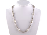 43145 - Circa 2006 Judith Ripka Gold South Sea Pearl Diamond Necklace