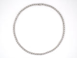 43189 - SOLD - Gold Diamond Tank Link Necklace