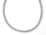 43189 - SOLD - Gold Diamond Tank Link Necklace