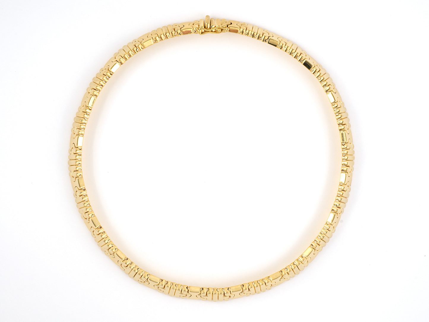 43227 - Circa 1997 Bulgari Parenthesis Gold Necklace