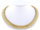 43236 - Circa 1985 Tiffany Vannerie Gold Mesh Necklace