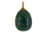 43326 - Circa 1970 Buccellati Gold Aventurine Aquarius Pendant