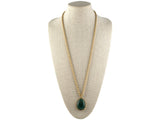 43326 - Circa 1970 Buccellati Gold Aventurine Aquarius Pendant