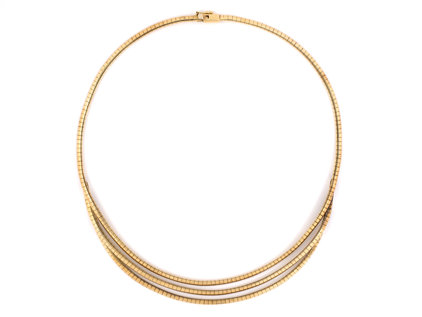 43356 - SOLD - Gold Snake Chain Necklace