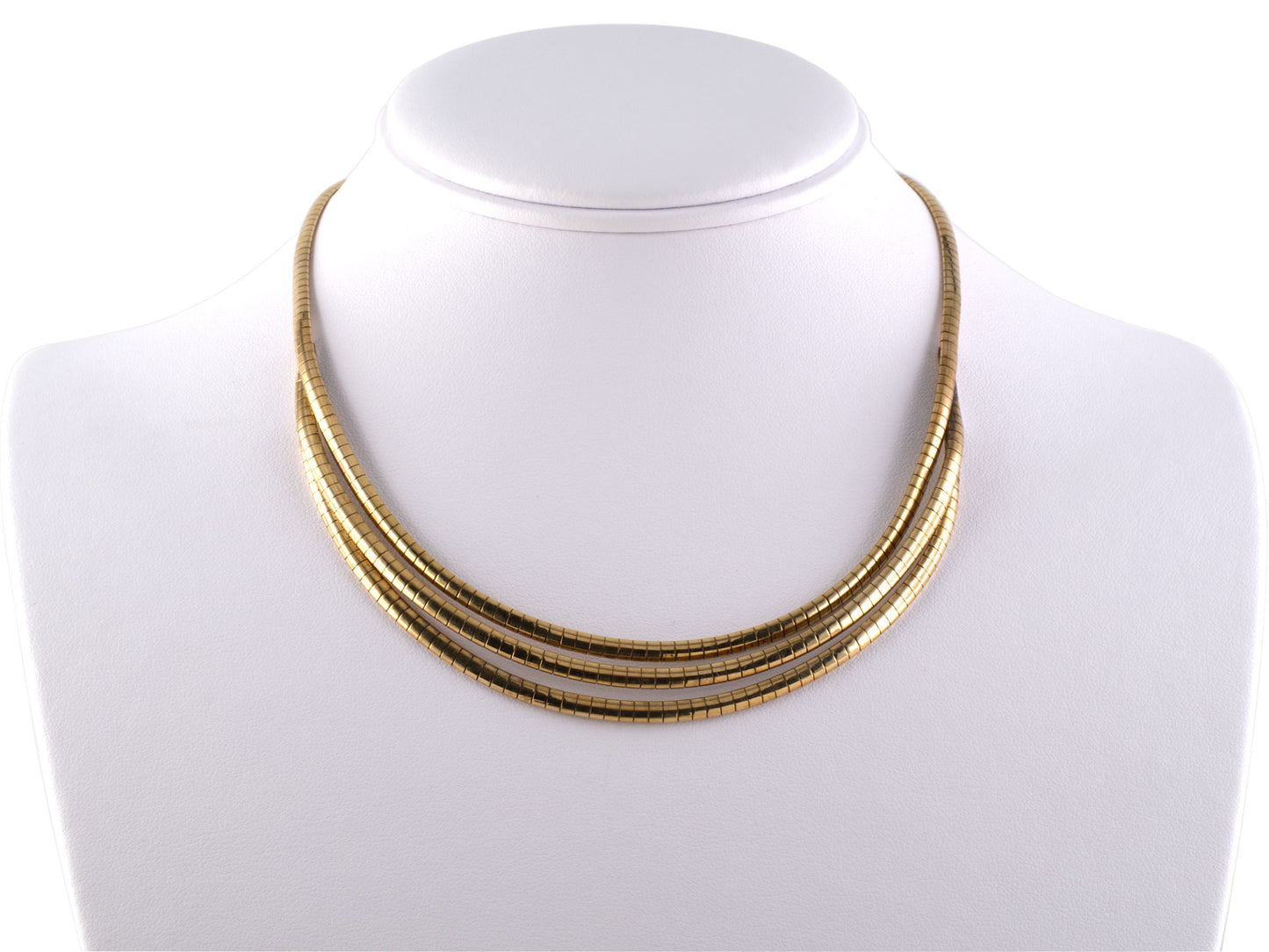 43356 - SOLD - Gold Snake Chain Necklace