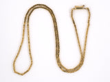 43413 - SOLD - Gold Box Chain Necklace