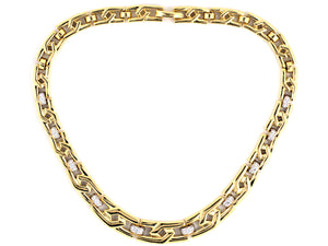 43462 - Webb Gold Platinum Diamond Necklace