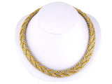 43492 - Circa 2009 Buccellati FIAMMATO Gold Woven Necklace