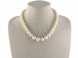 43569 - Gold Ruby Sapphire South Sea Pearl Necklace