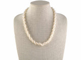 43571 - SOLD - Gold Ruby Diamond 2 Strand Pearl Necklace