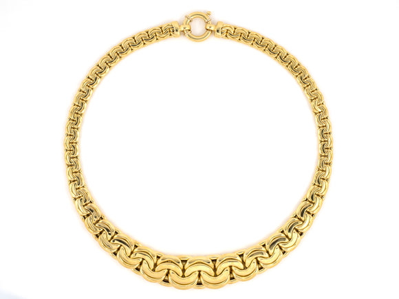 43601 - Gold Byzantine Link Necklace