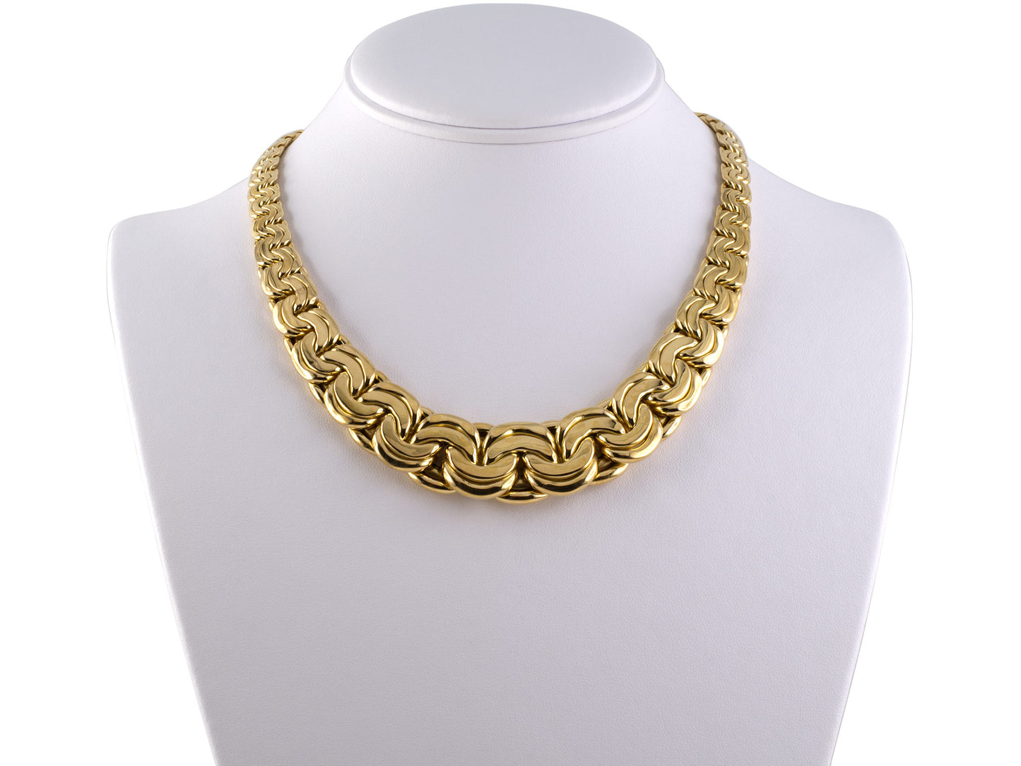43601 - Gold Byzantine Link Necklace