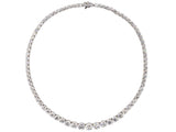 43642 - Platinum GIA Diamond Riviere Necklace