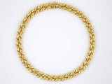 43743 - Gold Hollow Reversible Link Necklace