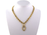 43744 - Gold Diamond Link Necklace