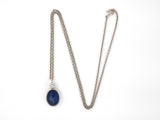 43771 - Platinum AGL Ceylon Star Sapphire Diamond Pendant And Necklace