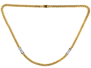 43814 - Gold Curb Link Necklace