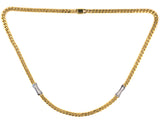 43814 - Gold Curb Link Necklace