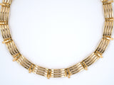 43817 - Circa 1960s Tiffany Gold Rectangle Link Necklace