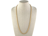 43821 - SOLD - Gold Twist Chain Necklace