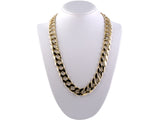 43845 - Circa 1980s Gold Curb Link Necklace