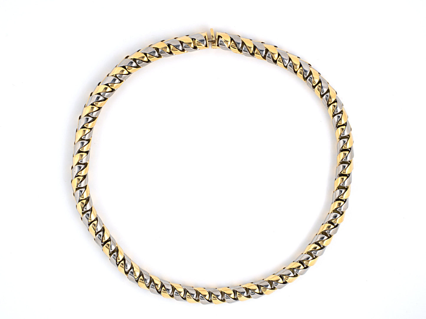 43874 - Bulgari Gold Stainless Steel Necklace
