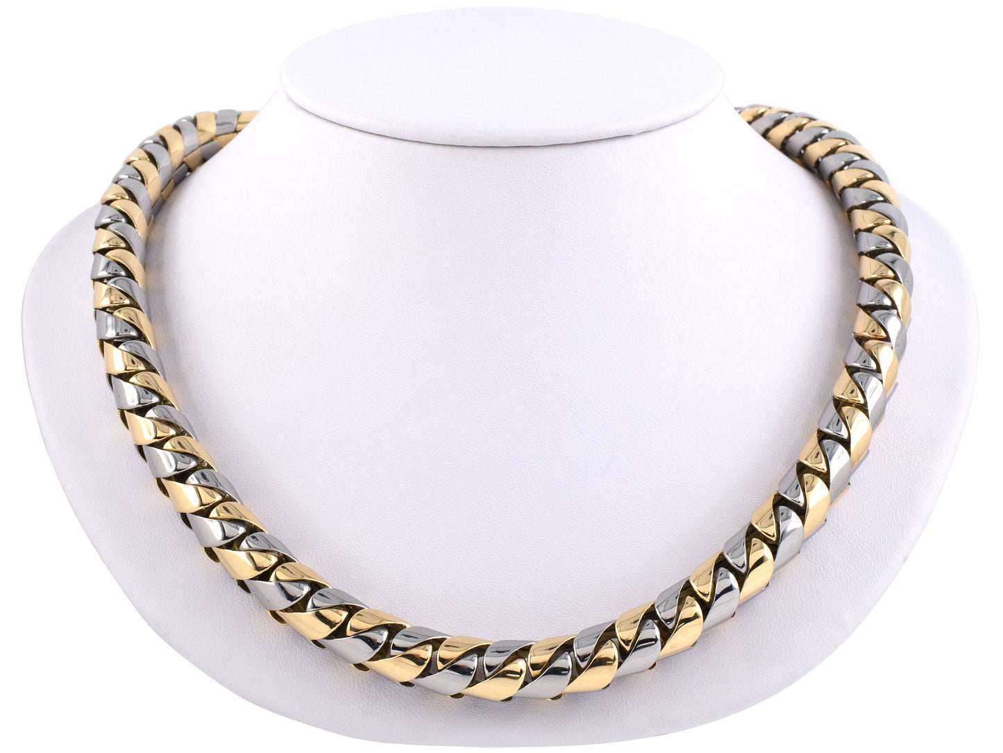 43874 - Bulgari Gold Stainless Steel Necklace