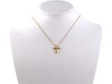 43914 - SOLD - Goodman Gold Diamond Cross Pendant Necklace