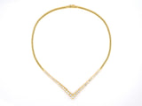 43924 - SOLD - Gold Sapphire Diamond Pendant Necklace