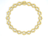 43942 - Circa 1993 Doris Panos Gold Diamond Necklace