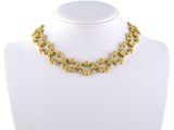 43942 - Circa 1993 Doris Panos Gold Diamond Necklace