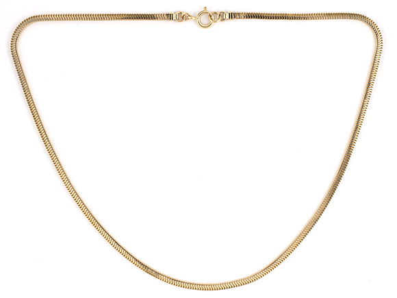 43956 - Gold Serpentine Link Necklace