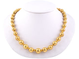 43980 - Victorian Etruscan Revival Gold Bead Necklace