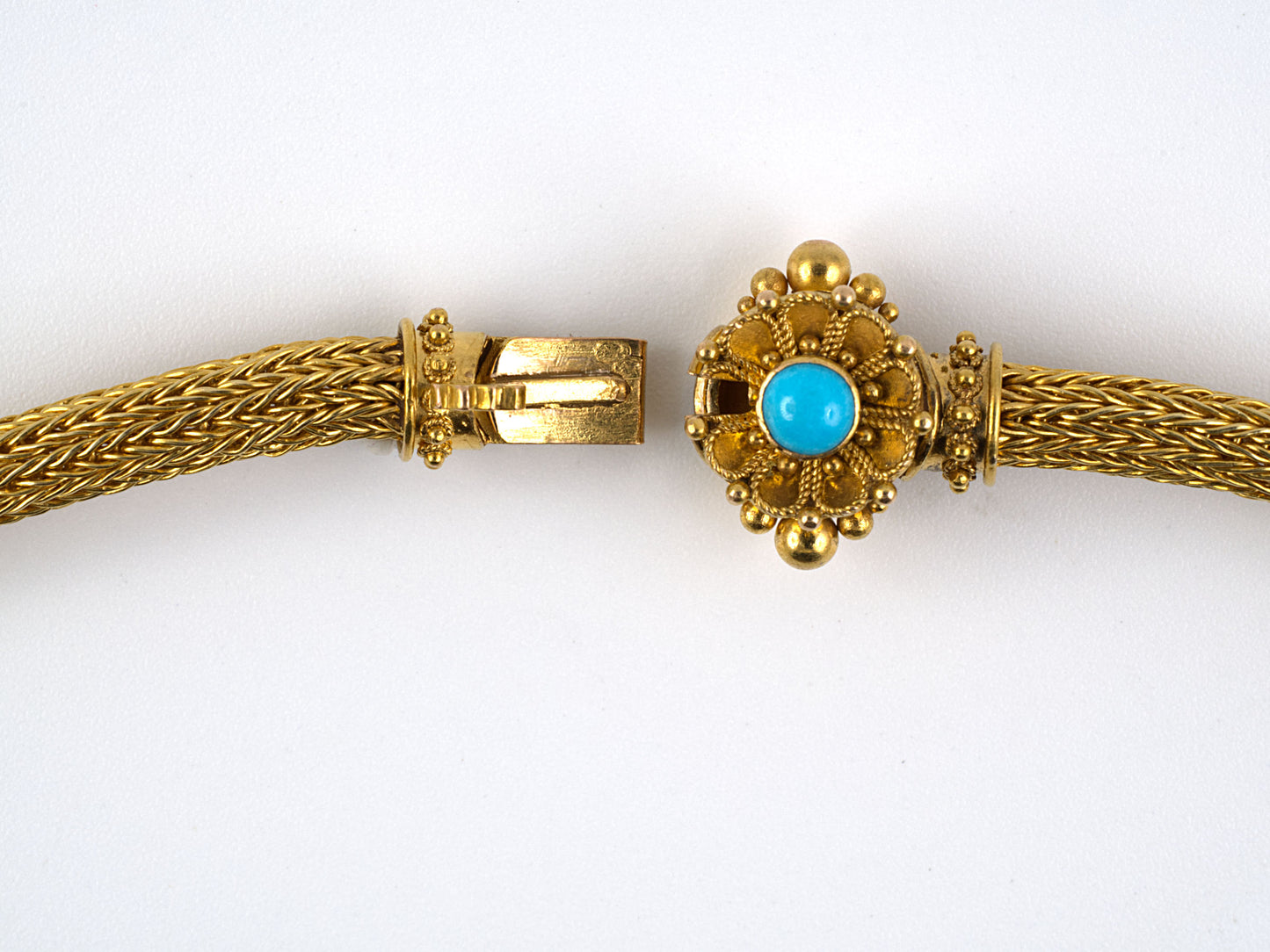 43984 - Victorian Turquoise French Drop Necklace