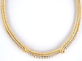 45032 - Circa 1960 Gubelin Gold Platinum Diamond  Necklace
